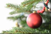 rote Christbaumkugel