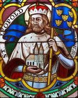Glasfenster Heiliger Leopold