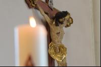 Osterkerze - Kreuz
