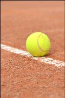 Tennisplatz Ball