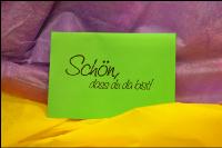 Schön, dass du da bist