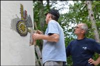 Klebung Mosaik Kapelle
