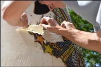 Klebung Mosaik Kapelle