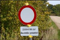 Verkehrsschild Fahrverbot