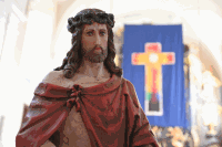 Jesu Purpurmantel Dornenkrone