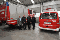 Bischof bei Feuerwehr