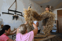 Erntekrone flechten