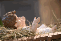 Jesukind in der Krippe