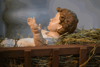 Jesukind in der Krippe