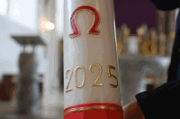 Osterkerze 2025