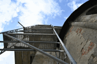 Gerüstung Kirchturm