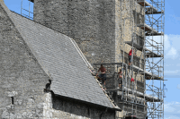 Gerüstung Kirchturm