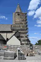 Gerüstung Kirchturm