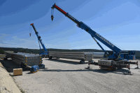 Windparkbaustelle