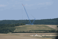 Windparkbaustelle