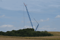 Windparkbaustelle