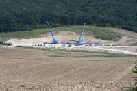 Windparkbaustelle