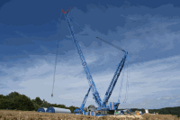 Windparkbaustelle
