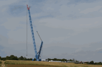 Windparkbaustelle