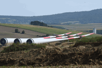 Windparkbaustelle