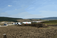 Windparkbaustelle