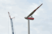 Windpark Rotorblätter