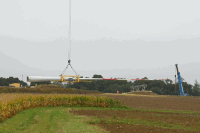 Windparkbaustelle
