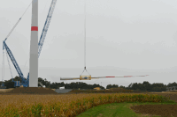 Windparkbaustelle