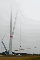 Windparkbaustelle