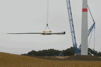 Windparkbaustelle