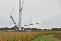Windparkbaustelle