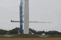 Windparkbaustelle