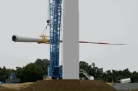Windparkbaustelle