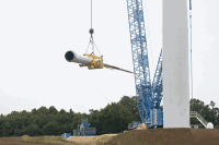 Windparkbaustelle