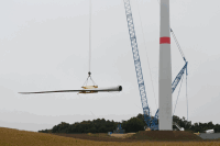 Windparkbaustelle