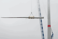 Windparkbaustelle