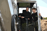 Turnovszky fährt Bagger