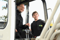 Turnovszky fährt Bagger