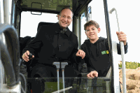 Turnovszky fährt Bagger