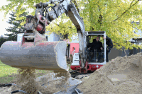 Turnovszky fährt Bagger