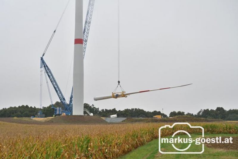 Windparkbaustelle