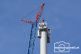 Windradmontage Gondel