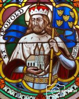 Glasfenster Heiliger Leopold