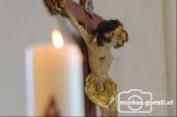 Osterkerze - Kreuz
