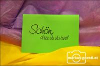 Schön, dass du da bist