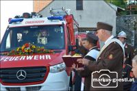Segnung Feuerwehrauto