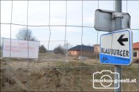 Baustelle Radweg Blauburger