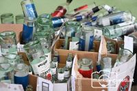 Partymüll Schnapsflaschen