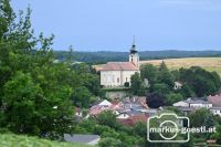 Blick zur Kirche Gnadendorf