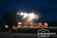 Nachteinsatz Mähdrescher